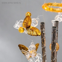 Музыка ветра пластик "Ангел" 4 трубочки + 11 фигурок Музыка ветра пластик "Ангел" 4 трубочки + 11 фигурок