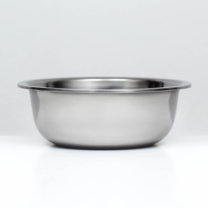 Миска металлическая эконом, 1 л, 17 х 6,5 см