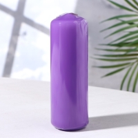 Свеча - цилиндр, 4&times;12 см, 15 ч, лаванда