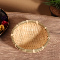 Чаша плетеная в 2 слоя, 13 см, бамбук