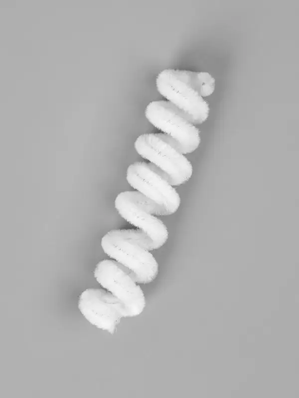 Синельная проволока, набор 90 шт, белая, 30 см