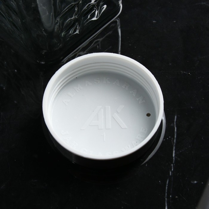 Банка для сыпучих продуктов &laquo;Шатранджи&raquo;, стеклянная, 1.6 л, Иран