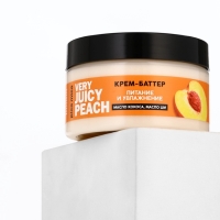 Крем-баттер для тела Very juicy peach, питание и увлажнение, с ароматом персика, 250 г, PICO MICO Крем-баттер для тела Very juicy peach, питание и увлажнение, с ароматом персика, 250 г, PICO MICO