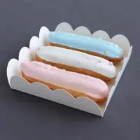 Коробка для печенья, белая, 12&times;12&times;3 см