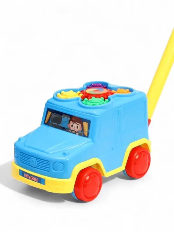 Каталка на палочке "Машинка" с шестеренками