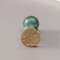 Сургучный набор "Мальчик и лис" печать, ручка, сургуч 12,5х10х3,6 см