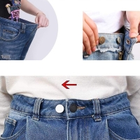 Пуговицы для сужения пояса, 17 мм, 2 шт, цвет серебряный Пуговицы для сужения пояса, 17 мм, 2 шт, цвет серебряный