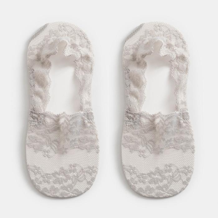 Носки-невидимки женские &laquo;Цветочки&raquo;, размер 36-37 (23 см)