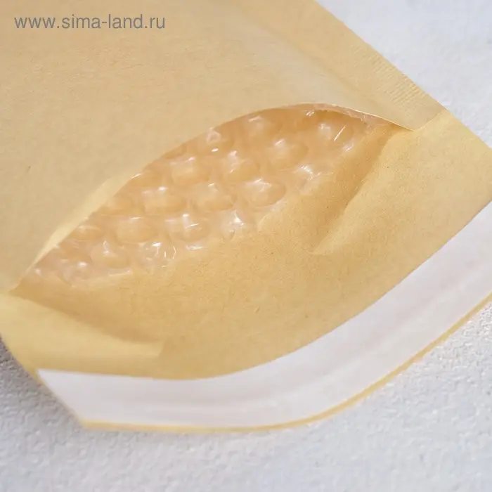 Крафт-конверт с воздушно-пузырьковой плёнкой Mail Lite, 18х26 см, Gold
