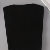 Фетр мягкий "Черный" 1 мм (набор 10 листов) формат А4