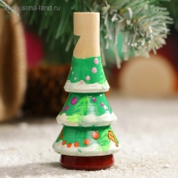 Свистулька &laquo;Ёлочка&raquo;, 3х7 см, микс, ручная роспись