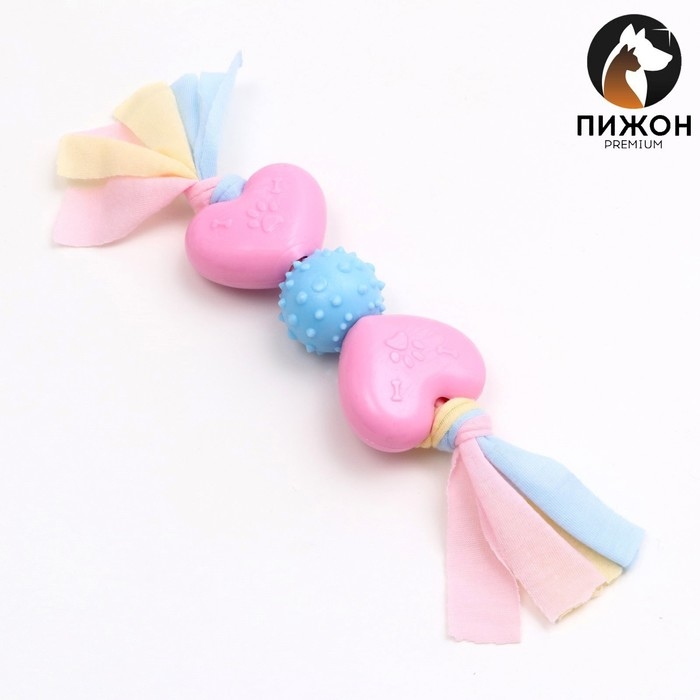 Игрушка жевательная Пижон Premium на верёвке, 3 элемента, термопластичная резина, микс Игрушка жевательная Пижон Premium на верёвке, 3 элемента, термопластичная резина, микс