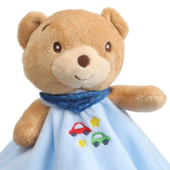 Комфортер - игрушка &laquo;Мишка&raquo;, погремушка, цвет голубой, Mum&Baby