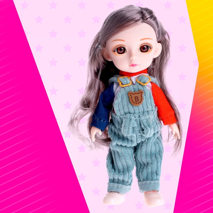 Кукла модная шарнирная &laquo;Рут&raquo; в комбенизоне