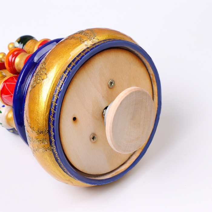 Сувенир музыкальный &laquo;Храм&raquo; №1, сине-золотой, ручная роспись, 12&times;22 см