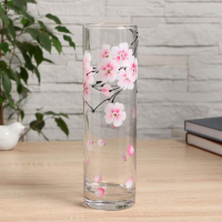 Ваза FLORA "Роскошная сакура" 7,5х26,5 см Ваза FLORA "Роскошная сакура" 7,5х26,5 см