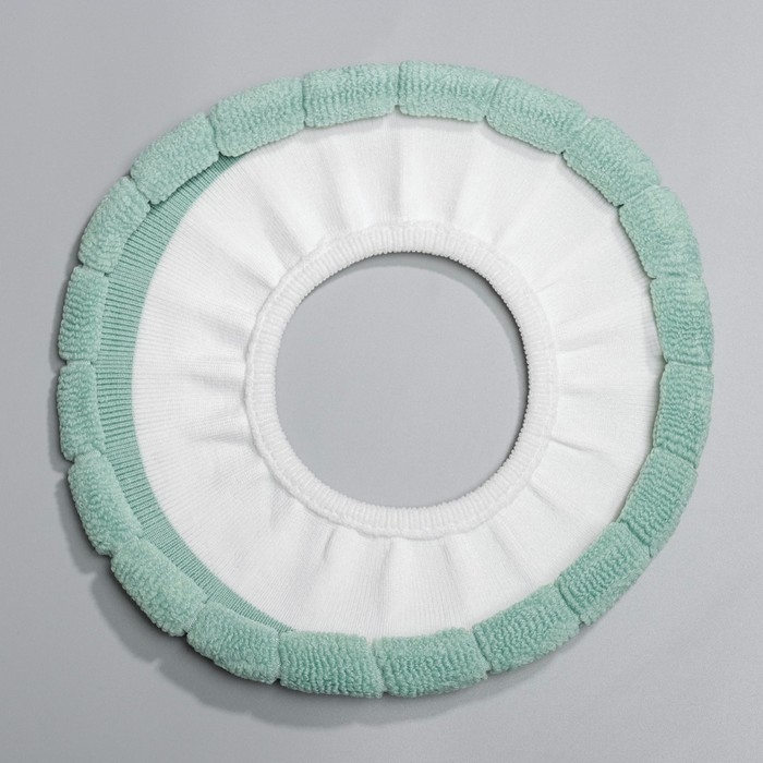 Чехол на сиденье для унитаза на резинке &laquo;Полоски&raquo;, 31,5&times;31,5 см, 75 г, цвет МИКС