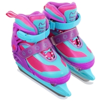 Коньки детские раздвижные Snow Cat, с роликовой платформой, р. 30-33