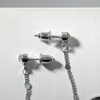 Серьги висячие со стразами «Чувства» кольца, цвет белый в серебре, 5,5 см Серьги висячие со стразами «Чувства» кольца, цвет белый в серебре, 5,5 см