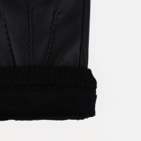 Перчатки мужские, безразмерные, без утеплителя, цвет чёрный Перчатки мужские, безразмерные, без утеплителя, цвет чёрный