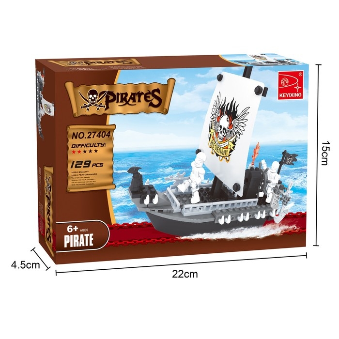 Конструктор Пираты «С того света», 127 деталей Конструктор Пираты «С того света», 127 деталей