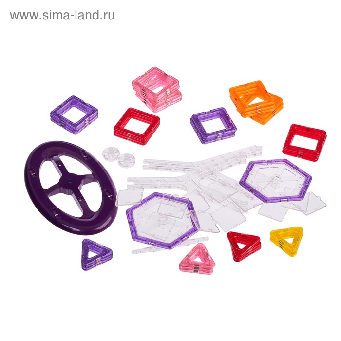 Конструктор магнитный «Мини магический магнит», 58 деталей Конструктор магнитный «Мини магический магнит», 58 деталей