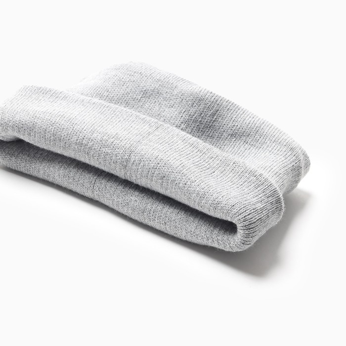 Комплект детский (шапка, снуд), цвет серый, размер 48-52 Комплект детский (шапка, снуд), цвет серый, размер 48-52