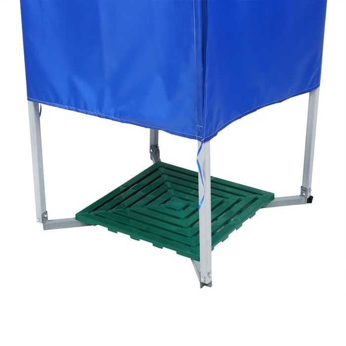 Душ дачный, 80 × 80 × 250 см, тент, бак пластиковый, 55 л, с ЭВН Душ дачный, 80 × 80 × 250 см, тент, бак пластиковый, 55 л, с ЭВН