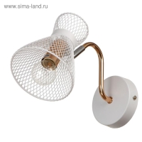 Бра 662458/1 E14 40Вт белый-золото 25х12х18 см