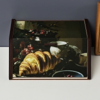 Хлебница деревянная Доляна &laquo;Натюрморт&raquo;, 20,5&times;28,5&times;13 см