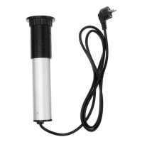 Розетка выдвижная, Luazon, 16 А, трёхместная, в стол, 2xUSB, 2.1 A, цвет серебро Розетка выдвижная, Luazon, 16 А, трёхместная, в стол, 2xUSB, 2.1 A, цвет серебро