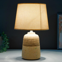 Лампа настольная 16351/1 E14 40Вт бежевый 22х22х37 см RISALUX