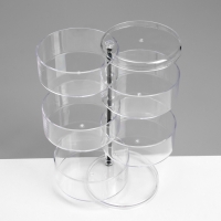 Подставка для украшений «Трансформер» 5 секций, 10,5×21,5 см, цвет прозрачный Подставка для украшений «Трансформер» 5 секций, 10,5×21,5 см, цвет прозрачный