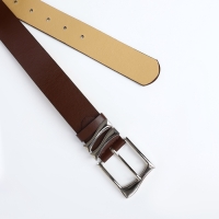 Ремень женский, ширина 3,3 см, винт, пряжка металл, цвет коричневый Ремень женский, ширина 3,3 см, винт, пряжка металл, цвет коричневый