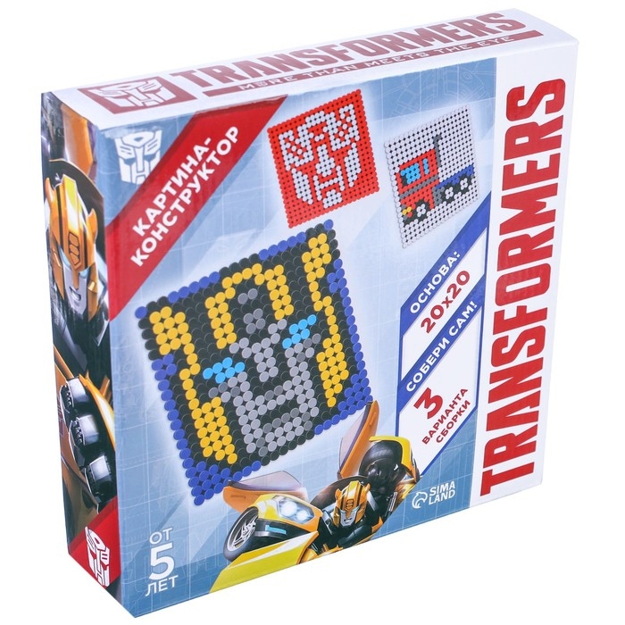 Конструктор-картина Transformers, 3 варианта сборки Конструктор-картина Transformers, 3 варианта сборки
