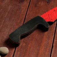 Сувенирное оружие из дерева &laquo;Мачете- кукри&raquo;, красный мрамор