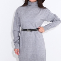 Ремень женский, ширина 2,3 см, пряжка металл, люверсы, цвет чёрный