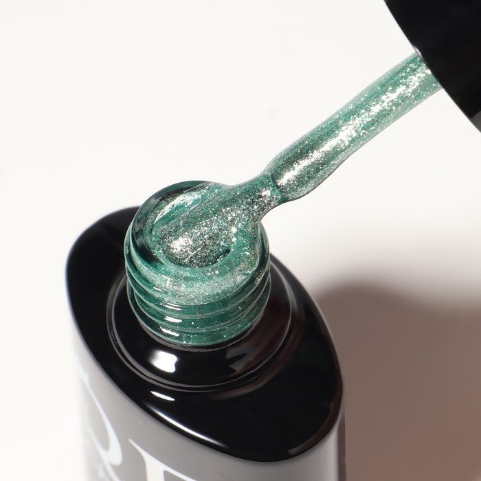 Гель лак для ногтей, &laquo;CHROME&raquo;, шиммерный, 3-х фазный, 8мл, LED/UV, цвет зелёный (023)