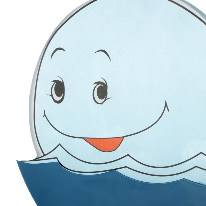 Бра Бра "Кит" LED 12Вт сине-голубой 35х32 см