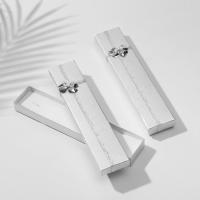 Коробочка подарочная под браслет/цепочку/часы &laquo;Слиток&raquo;, 21&times;4 (размер полезной части 20,5&times;3,9 см), цвет серебро