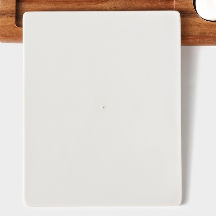 Набор для подачи сыра &laquo;Мрамор&raquo;, 2 ножа, акация