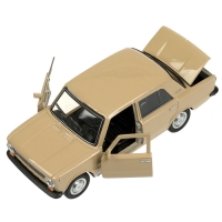 Машинка металлическая &laquo;ВАЗ-2101&raquo;, ретро - модель &laquo;Копейка&raquo;, открываются двери, багажник, инерция, 12 см, бежевый