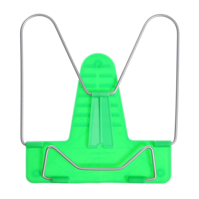 Подставка для книг Calligrata Подставка для книг Calligrata "ПРЕСТИЖ", с пластмассовым упором, европодвес, зелёная