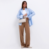 Сумка женская кросс-боди на молнии, цвет молочный Сумка женская кросс-боди на молнии, цвет молочный