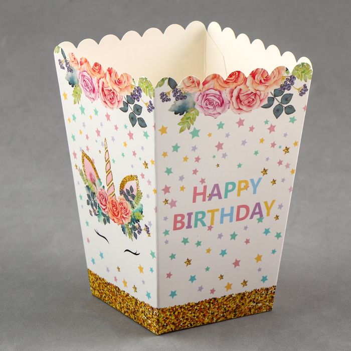 Снек-бокс &laquo;Единорожка&raquo;, набор 6 шт.