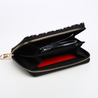 Кошелёк детский на молнии «Выбражулька», цвет чёрный Кошелёк детский на молнии «Выбражулька», цвет чёрный