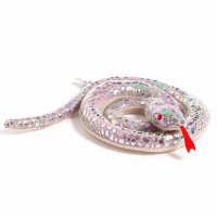 Мягкая игрушка «Змея», 80 см, цвет серебро Мягкая игрушка «Змея», 80 см, цвет серебро