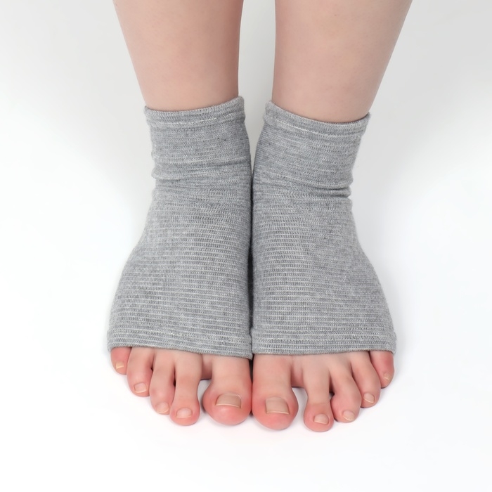 Бандаж на голеностоп, 10 &times; 5 см, цвет серый