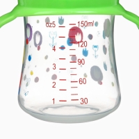 Бутылочка для кормления Ø50мм ШГ, +0мес., 150мл, цвет зеленый Бутылочка для кормления Ø50мм ШГ, +0мес., 150мл, цвет зеленый