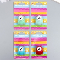 Дырокол фигурный "Три звёздочки" d=0,8 см МИКС 3х2,5х2,5 см